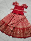 Ajd 7942 Silk Designer Kids Wear Girls Gown Wholesale Price In Surat